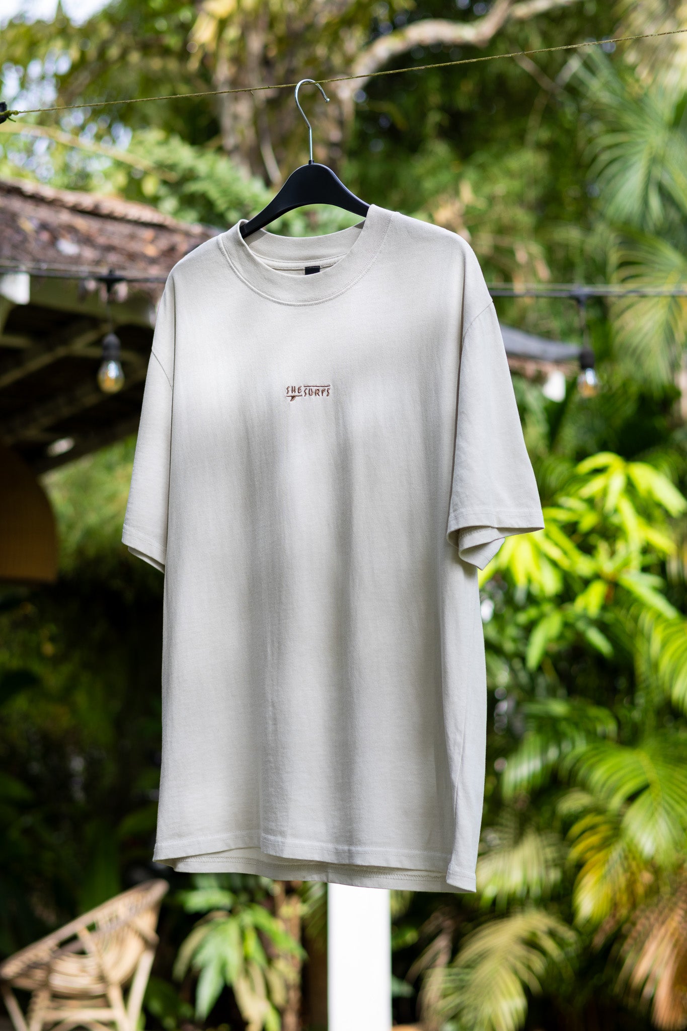 SheSurfs Tee | Shell/Coconut | Pre-order
