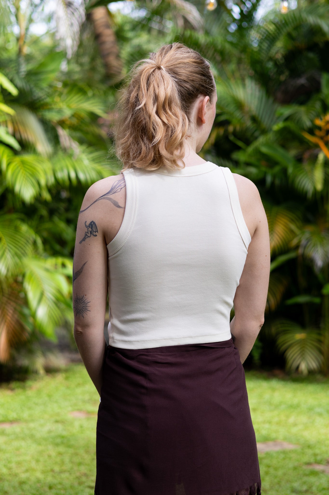 SheSurfs Crop Tank | Shell/Coconut | Pre-order