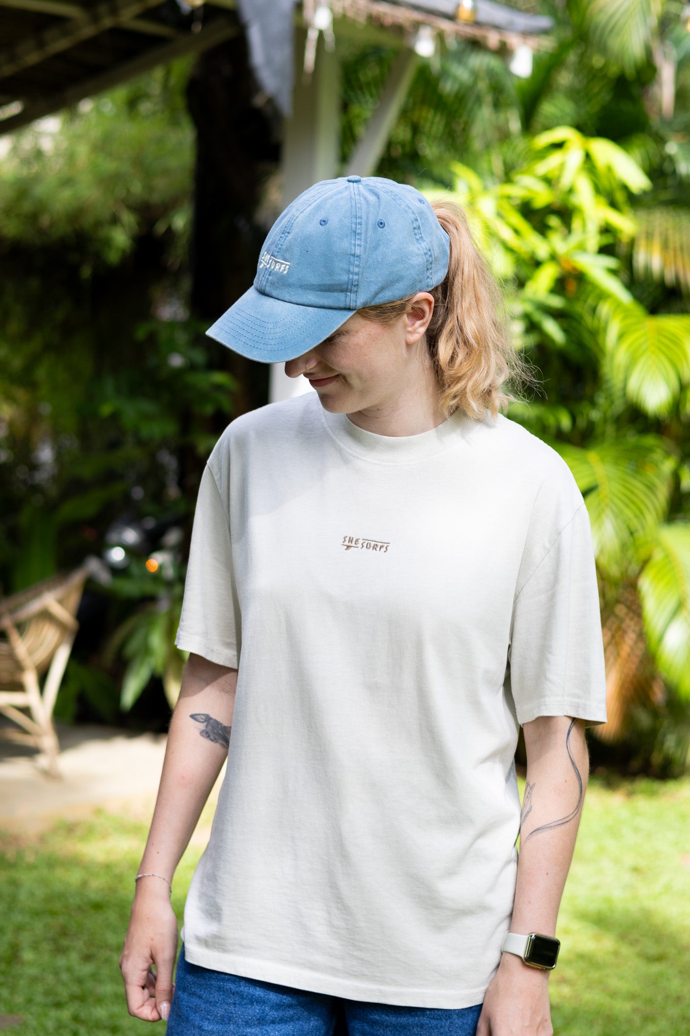 SheSurfs Tee | Shell/Coconut | Pre-order