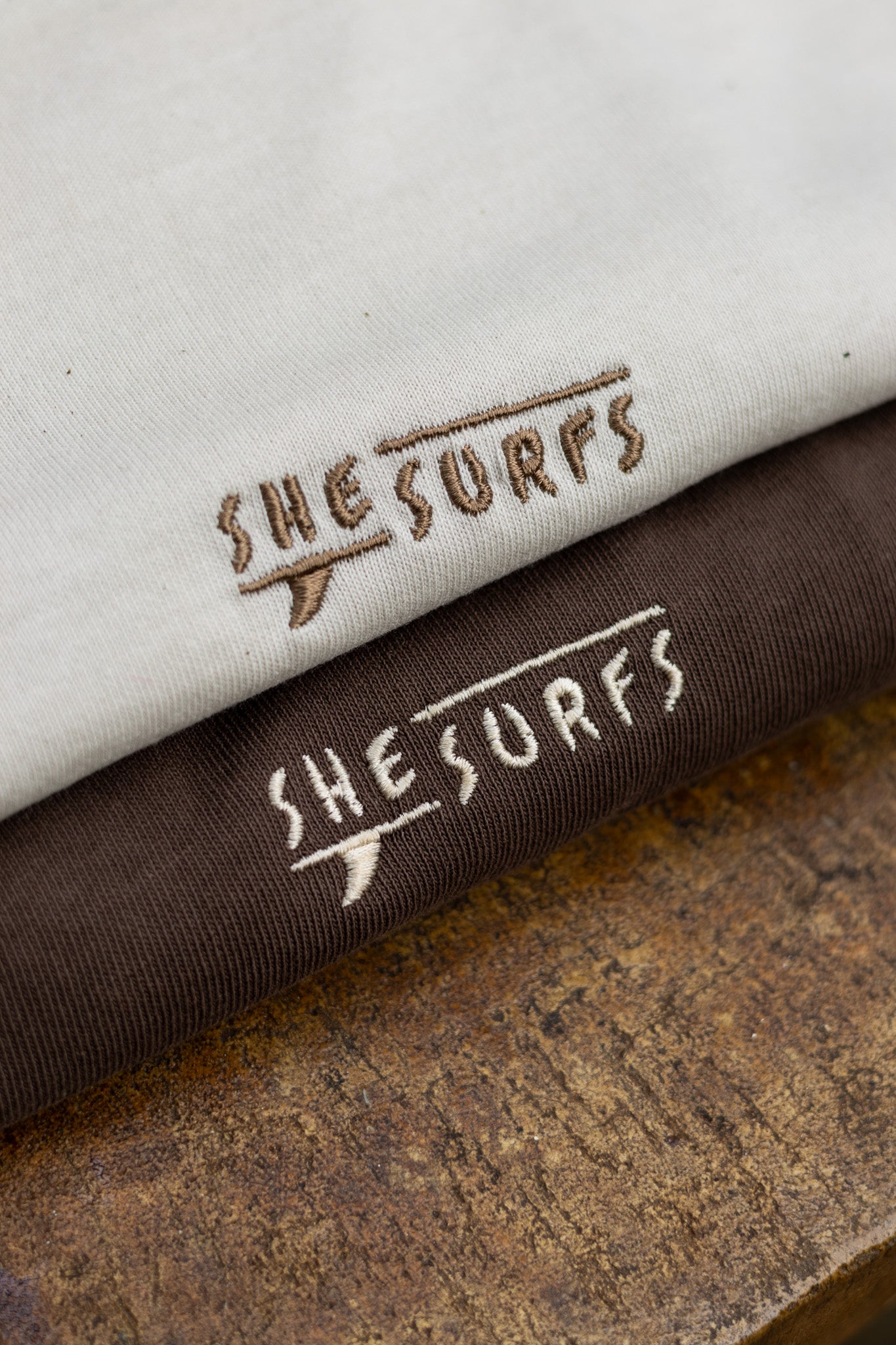 SheSurfs Tee | Shell/Coconut | Pre-order